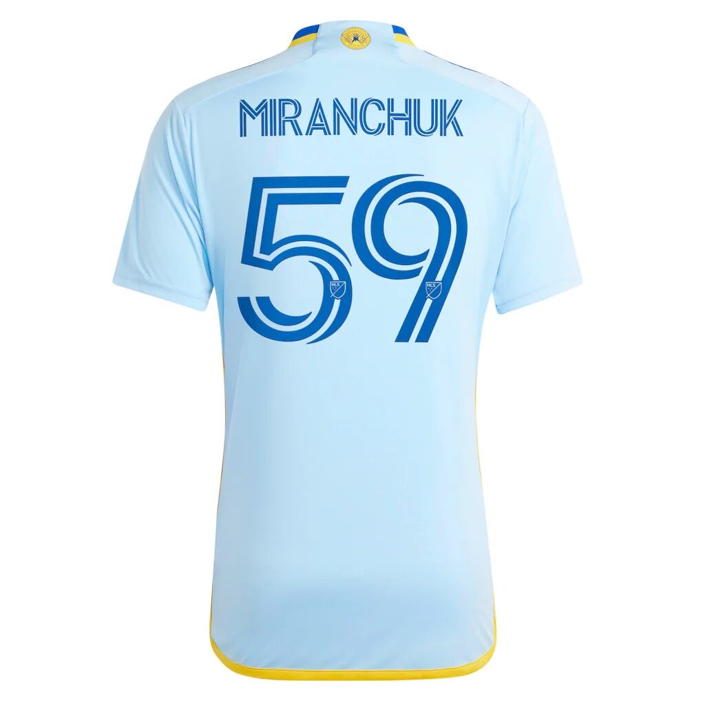 Aleksei Miranchuk Atlanta United FC adidas 2024 The Resurgens Kit Replica Player Jersey – Light Blue