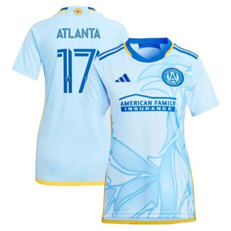 #17 Atlanta United FC adidas Women's 2024 The Resurgens Kit Replica Player Jersey - - Front View