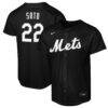 Juan Soto New York Mets Nike Youth Replica Fashion Jersey - Black - Front View