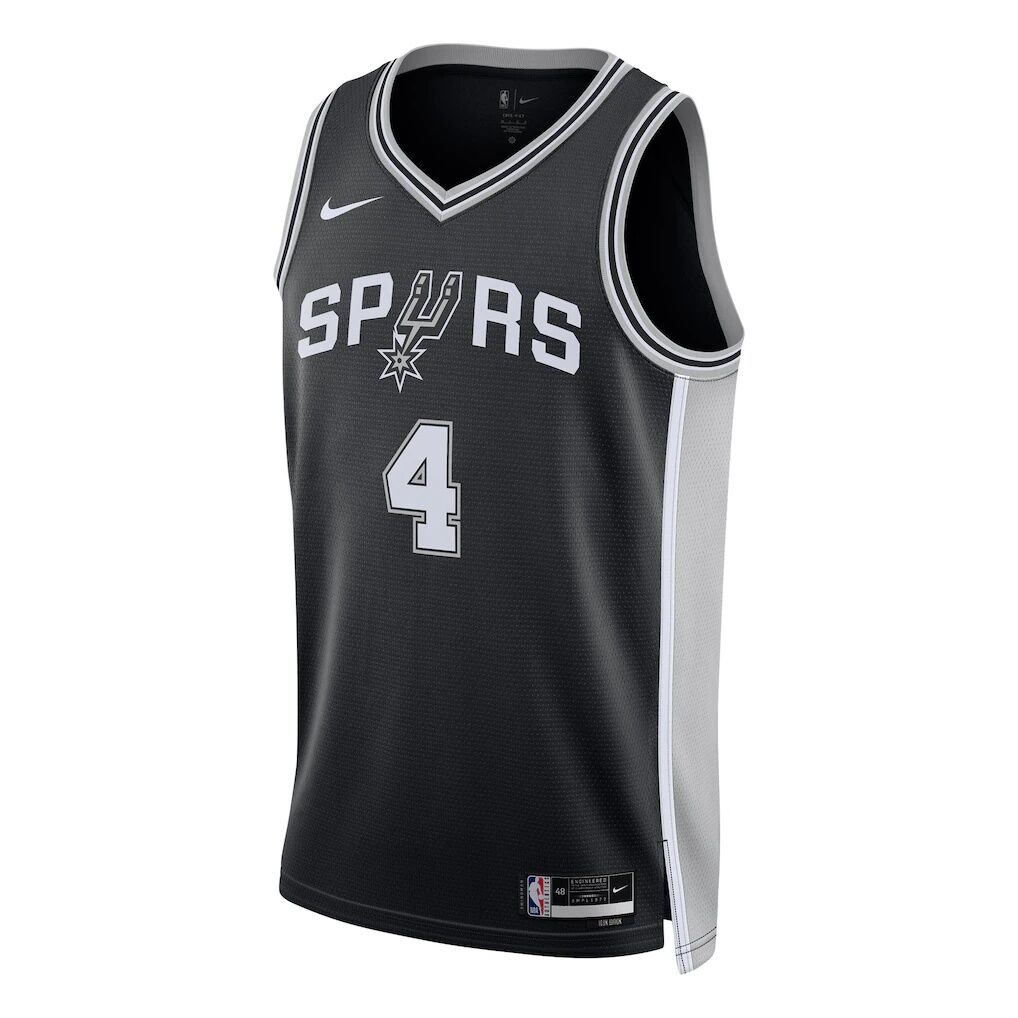 De'Aaron Fox San Antonio Spurs Nike Unisex Swingman Player Jersey - Icon Edition