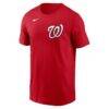 CJ Abrams Washington Nationals Nike Fuse Name & Number T-Shirt - Red - Side View