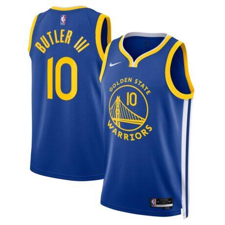 Jimmy Butler Golden State Warriors Nike Unisex Swingman Jersey - Icon Edition - - Front View