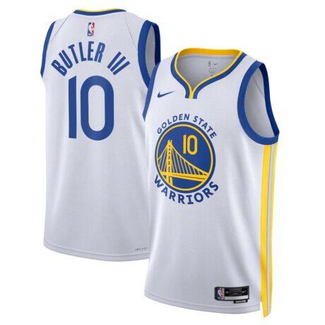 Jimmy Butler Golden State Warriors Nike Unisex Swingman Jersey - White - Front View