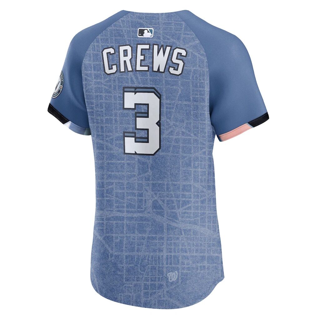 Dylan Crews Washington Nationals Nike 2025 City Connect Elite Player Jersey