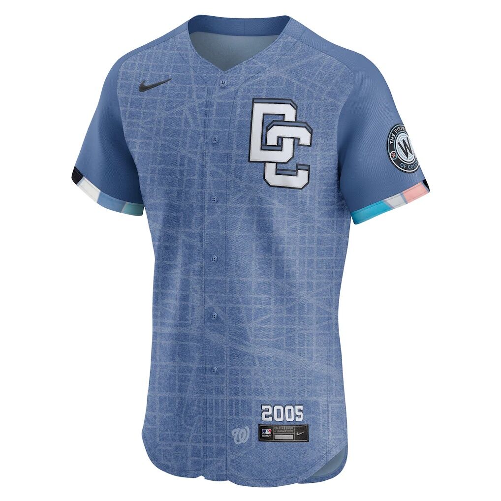 Dylan Crews Washington Nationals Nike 2025 City Connect Elite Player Jersey