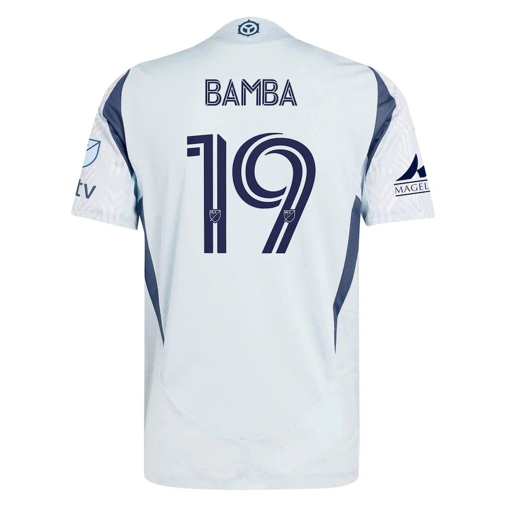 Jonathan Bamba Chicago Fire adidas 2025 The Municipal Kit Authentic Player Jersey - Light Blue