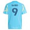 Tai Baribo Philadelphia Union adidas Youth 2025 The Voltage Kit Replica Player Jersey - Blue - Detail View