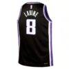 Zach LaVine Sacramento Kings Nike Youth Swingman Jersey - Black - Detail View