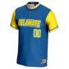 Delaware Fightin' Blue Hens GameDay Greats Unisex NIL Pick-A-Player Lightweight Softball Jersey - Royal - Side View