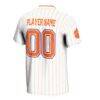Clemson Tigers GameDay Greats Youth NIL Pick-A-Player Lightweight Softball Jersey - White - Detail View