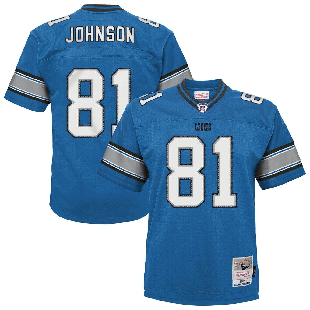 Calvin Johnson Detroit Lions Mitchell & Ness Youth Legacy Replica Jersey