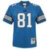 Calvin Johnson Detroit Lions Mitchell & Ness Youth Legacy Replica Jersey - Blue - Side View