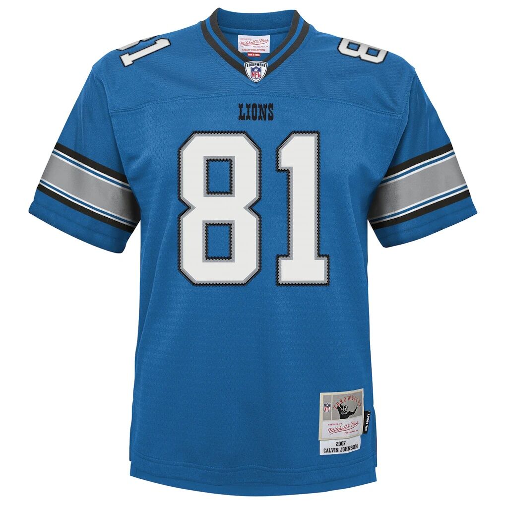 Calvin Johnson Detroit Lions Mitchell & Ness Youth Legacy Replica Jersey