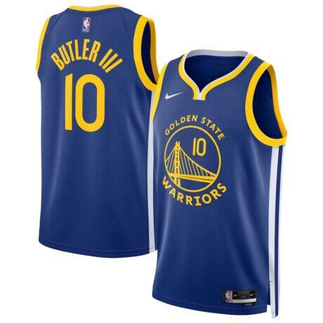 Jimmy Butler III Golden State Warriors Nike Male Swingman Player Jersey - Icon Edition - - Front View