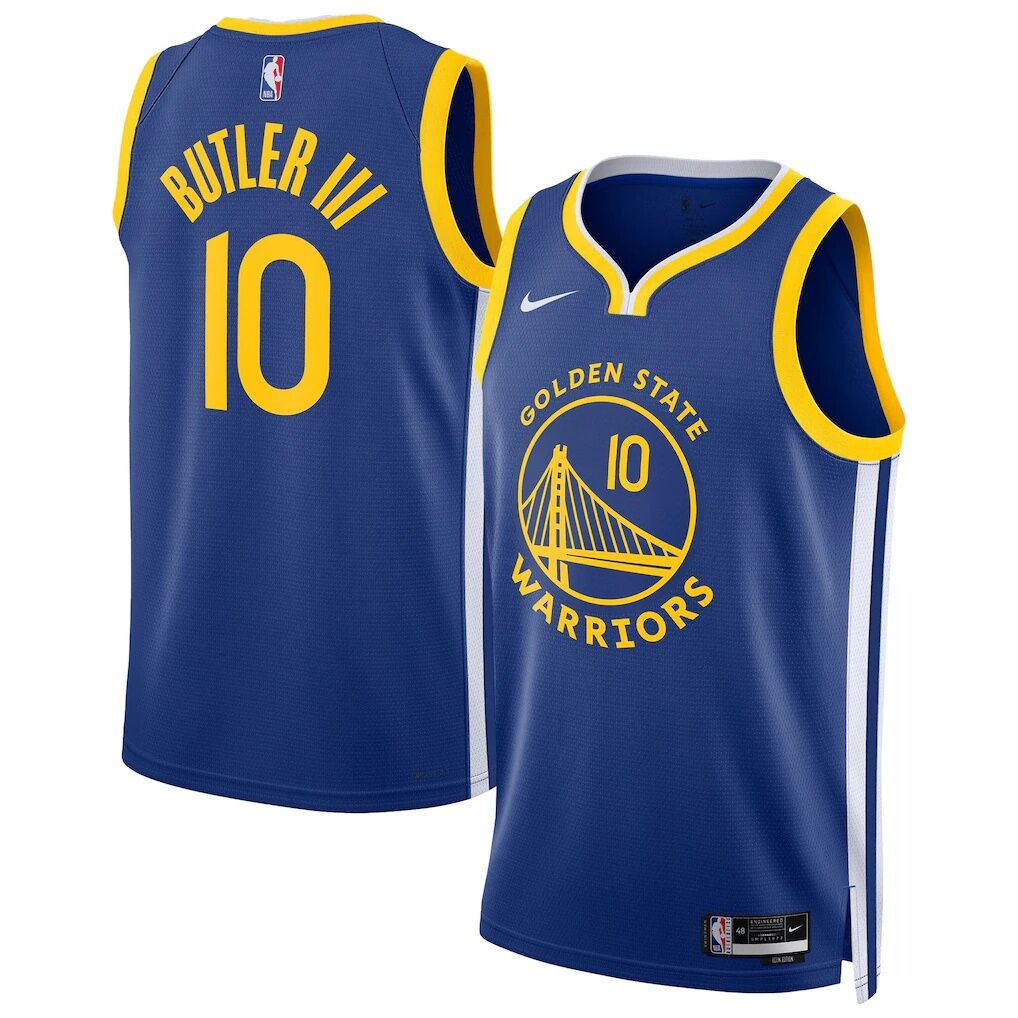 Jimmy Butler III Golden State Warriors Nike Male Swingman Player Jersey – Icon Edition – Royal