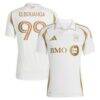 Denis Bouanga LAFC adidas 2025 Secondary Replica Player Jersey - White - Front View