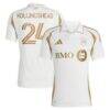 Ryan Hollingshead LAFC adidas 2025 Secondary Replica Player Jersey - White - Front View