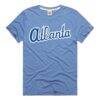 Atlanta Braves Homage Hyper Local Tri-Blend T-Shirt - - Back View