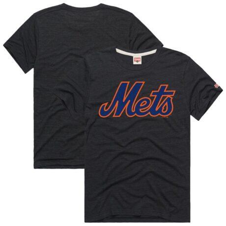 New York Mets Homage Hyper Local Tri-Blend T-Shirt