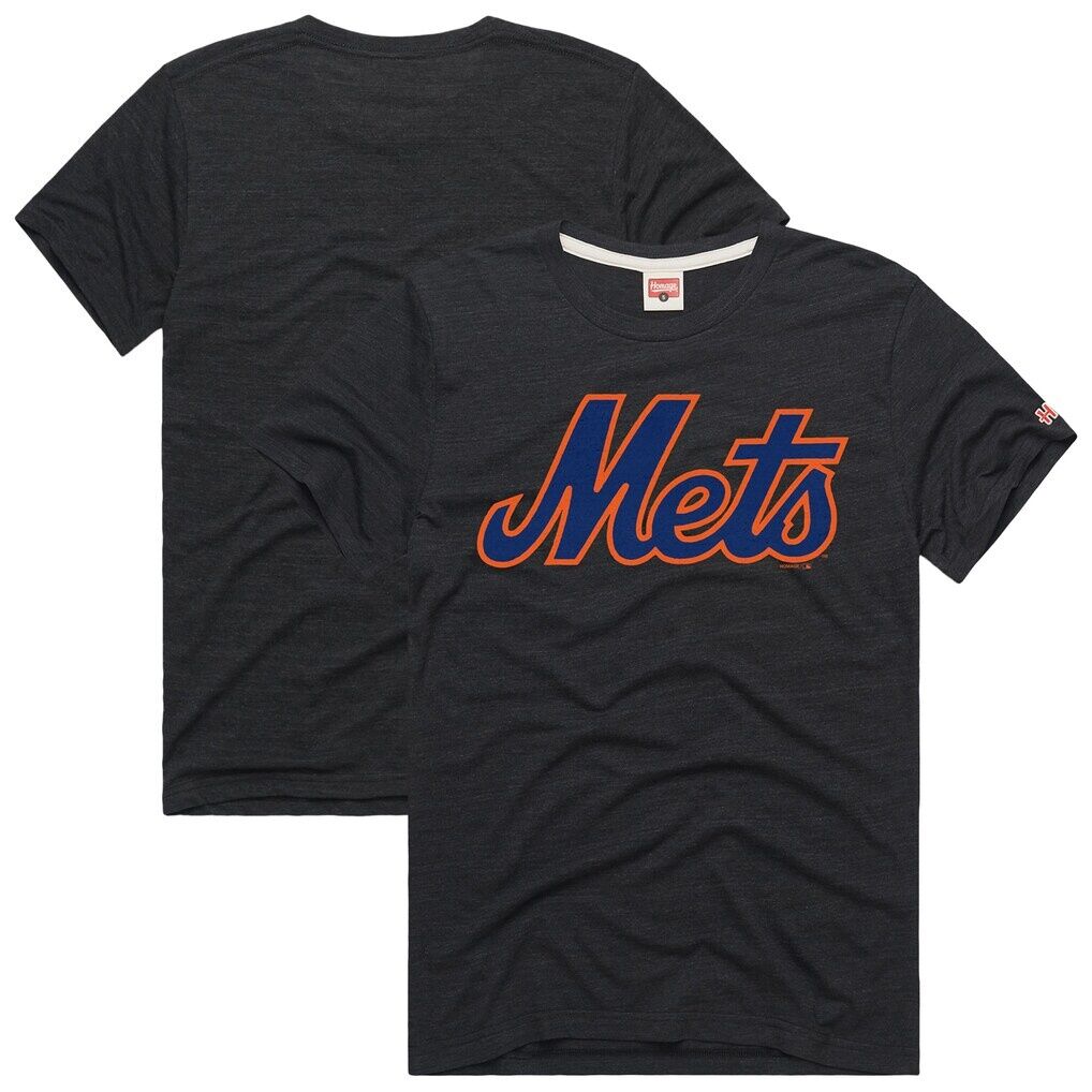 New York Mets Homage Hyper Local Tri-Blend T-Shirt