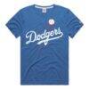 Los Angeles Dodgers Homage Hyper Local Tri-Blend T-Shirt - Royal - Side View