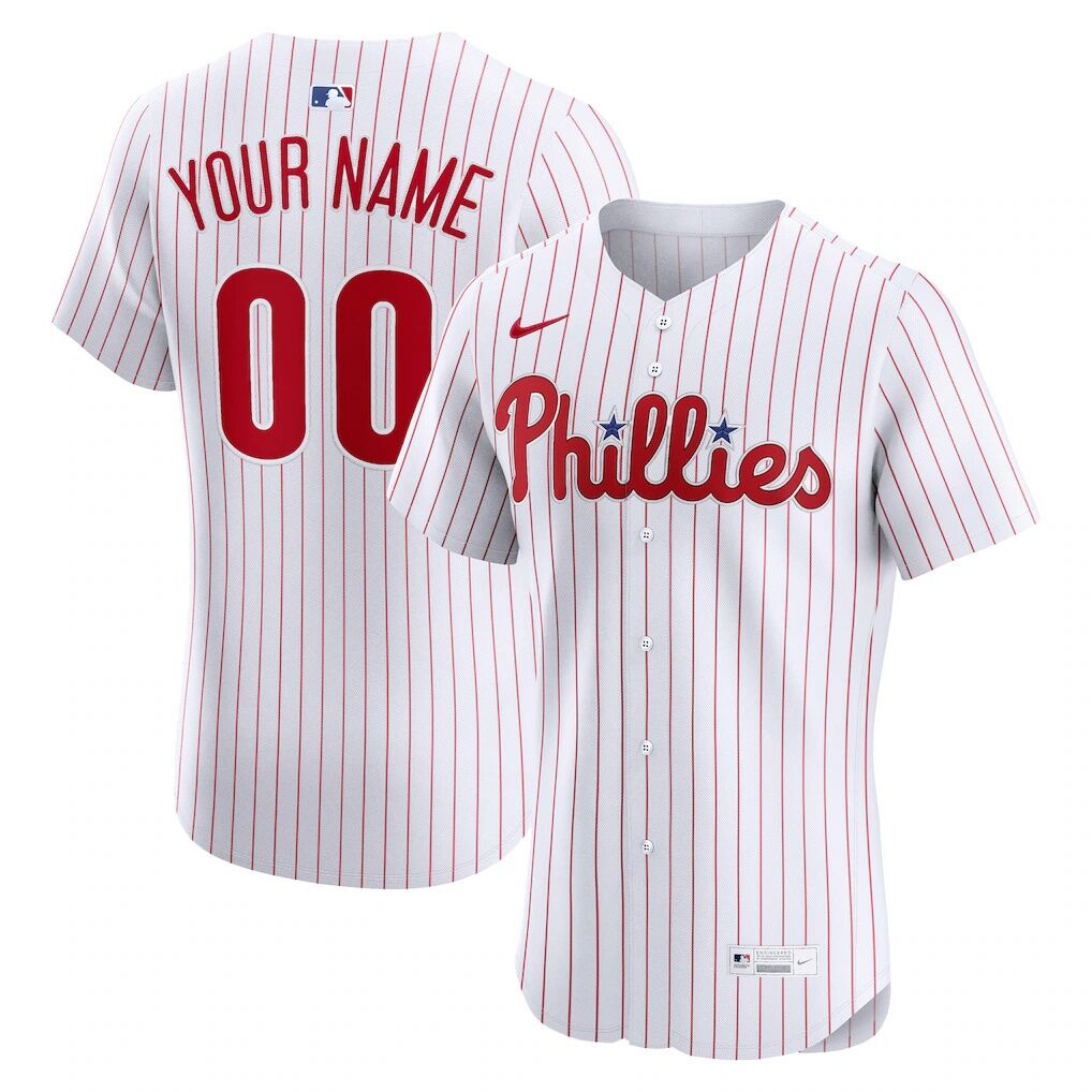 Philadelphia Phillies Nike Home Elite Custom Jersey