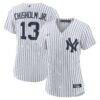 Jazz Chisholm Jr. New York Yankees Nike Women's Home Replica Jersey - White - Front View