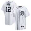Casey Mize Detroit Tigers Nike Home Replica Jersey - White - Front View