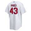 Pedro Pagés St. Louis Cardinals Nike Home Replica Jersey - White - Detail View