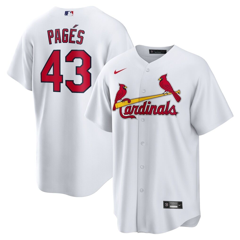 Pedro Pagés St. Louis Cardinals Nike Home Replica Jersey
