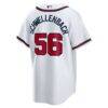 Spencer Schwellenbach Atlanta Braves Nike Home Replica Jersey - White - Detail View