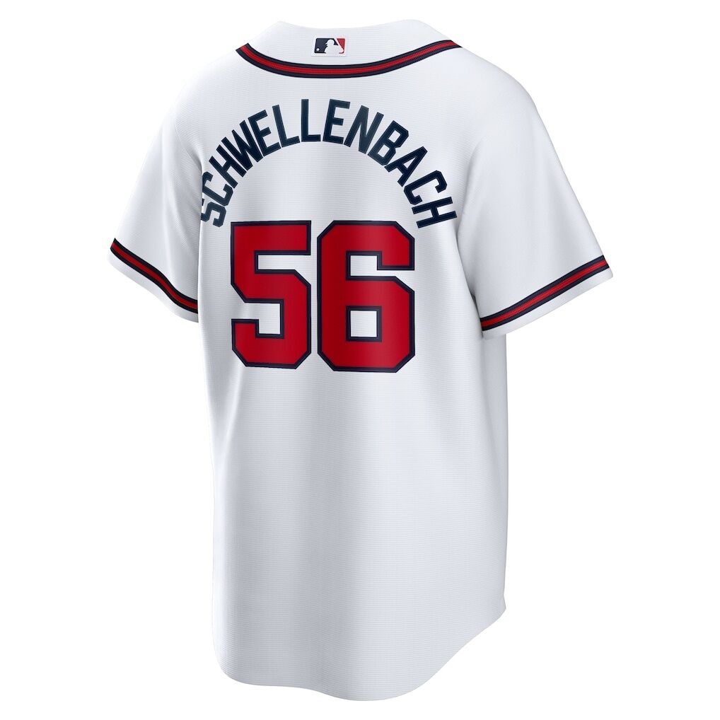 Spencer Schwellenbach Atlanta Braves Nike Home Replica Jersey