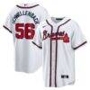 Spencer Schwellenbach Atlanta Braves Nike Home Replica Jersey - White - Front View