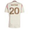 Christian Benteke D.C. United adidas 2025 The Soul Kit Replica Player Jersey - - Detail View