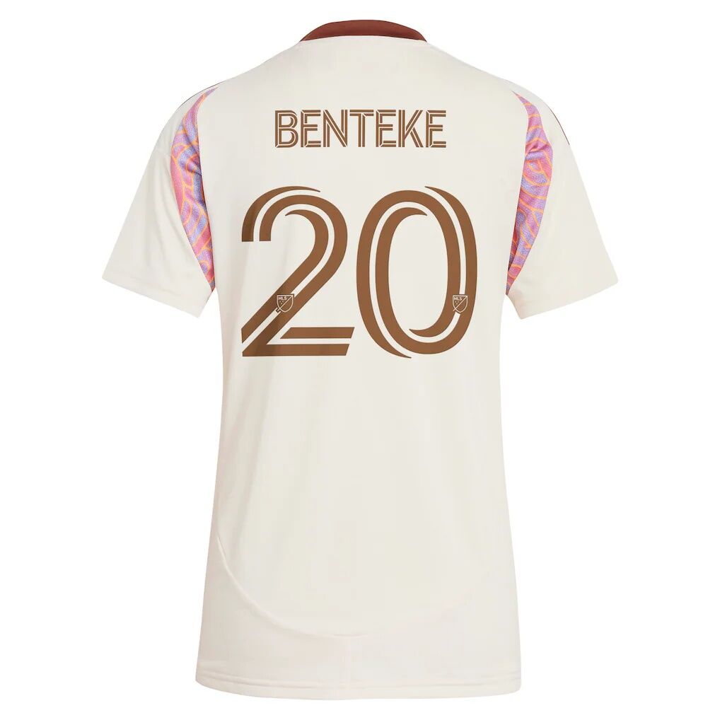 Christian Benteke D.C. United adidas Women's 2025 The Soul Kit Replica Player Jersey - Natural