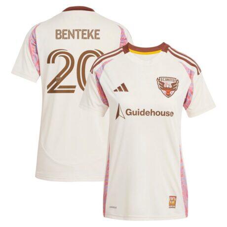 Christian Benteke D.C. United adidas Women's 2025 The Soul Kit Replica Player Jersey - - Front View
