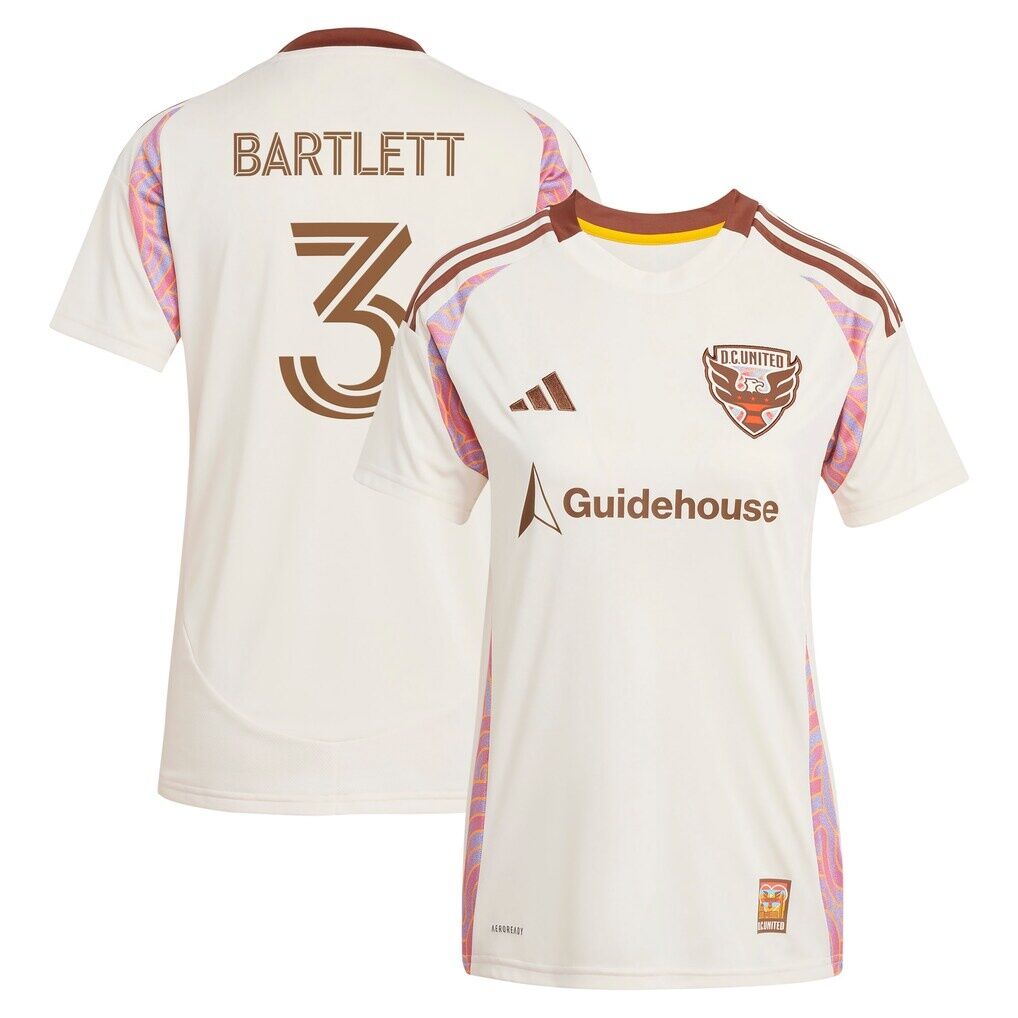 Lucas Bartlett D.C. United adidas Women's 2025 The Soul Kit Replica Player Jersey - Natural