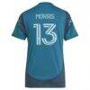 Jordan Morris Seattle Sounders FC adidas Women's 2025 The Salish Sea Kit Replica Player Jersey - Blue - Detail View