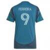 Jesus Ferreira Seattle Sounders FC adidas Women's 2025 The Salish Sea Kit Replica Player Jersey - Blue - Detail View