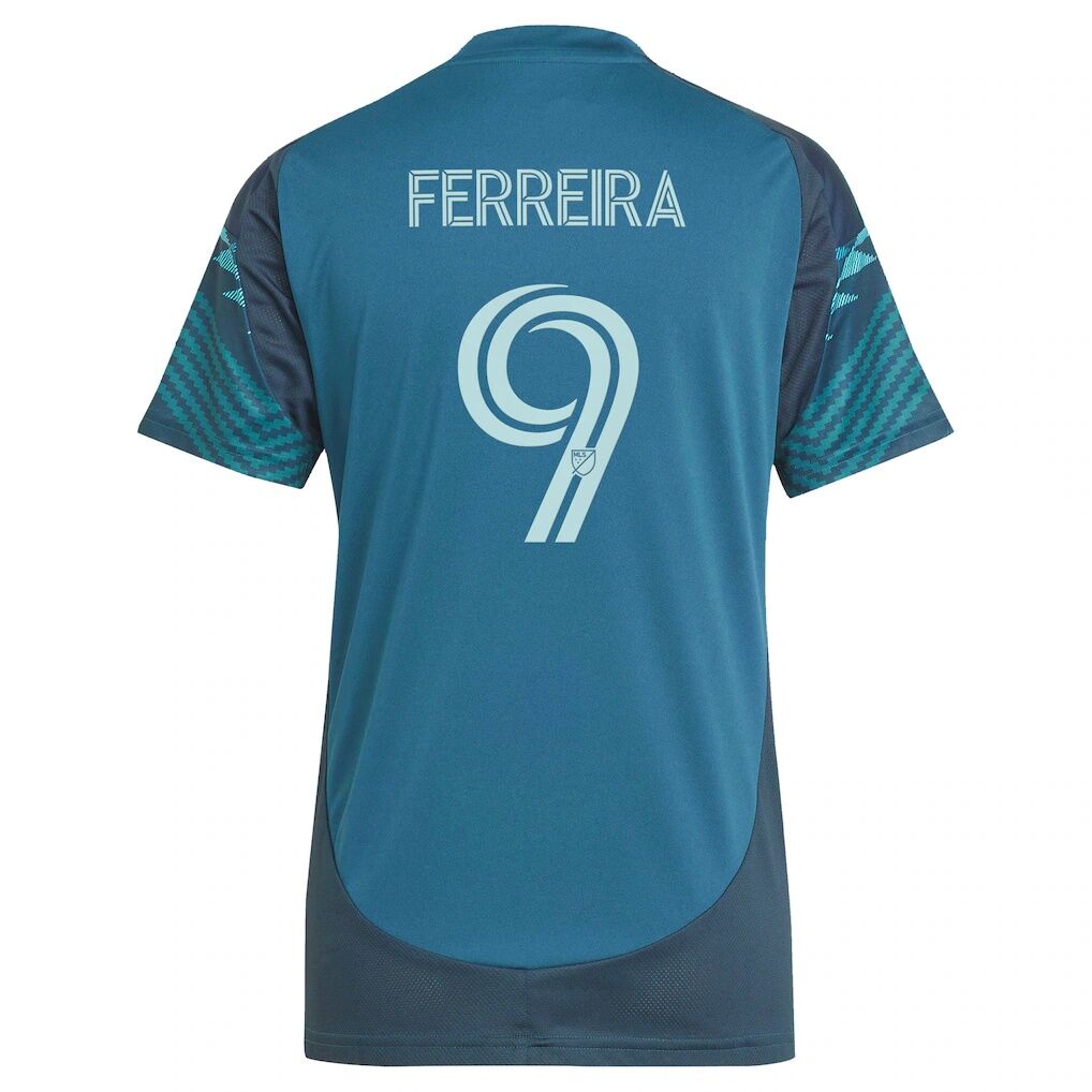 Jesus Ferreira Seattle Sounders FC adidas Women's 2025 The Salish Sea Kit Replica Player Jersey