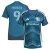 Jesus Ferreira Seattle Sounders FC adidas Women's 2025 The Salish Sea Kit Replica Player Jersey - Blue - Front View