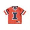 #1 Illinois Fighting Illini GameDay Greats Infant Football Fashion Jersey - Orange - Side View