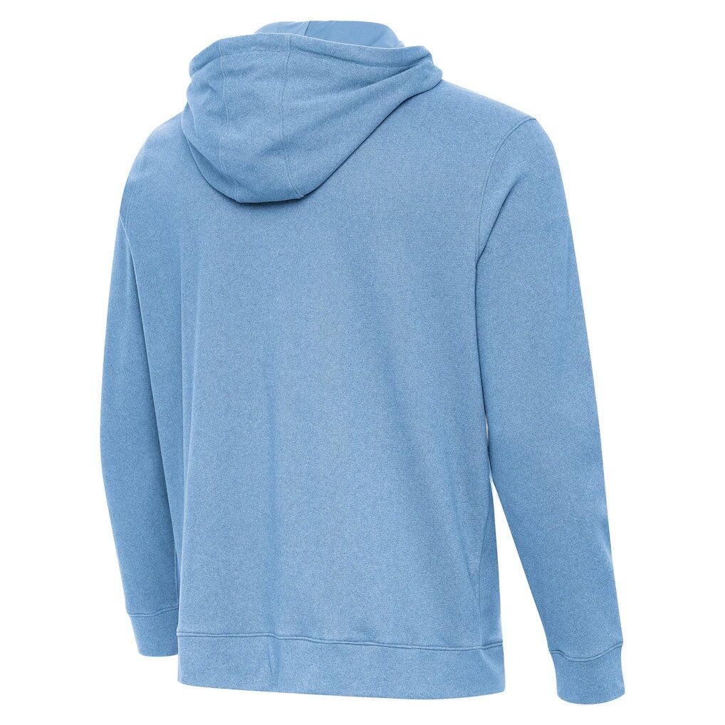 New York City FC Antigua Cloud Pullover Hoodie - Heather Sky Blue