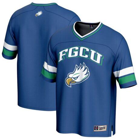 Florida Gulf Coast Eagles GameDay Greats Football Jersey - Blue - Front View