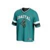 Coastal Carolina Chanticleers GameDay Greats Football Jersey - Teal - Side View
