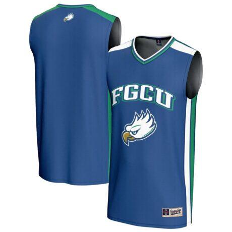 Florida Gulf Coast Eagles GameDay Greats Basketball Jersey - Blue - Front View