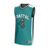 Coastal Carolina Chanticleers GameDay Greats Basketball Jersey - Teal - Side View