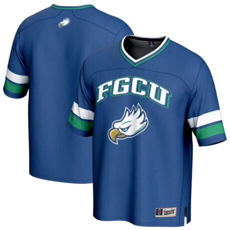 Florida Gulf Coast Eagles GameDay Greats Youth Football Jersey - Blue - Front View