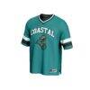 Coastal Carolina Chanticleers GameDay Greats Youth Football Jersey - Teal - Side View