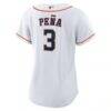 Jeremy Peña Houston Astros Nike Women's Home Replica Jersey - White - Detail View